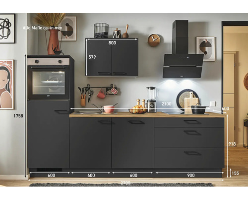 Cuisine complète avec dimensions