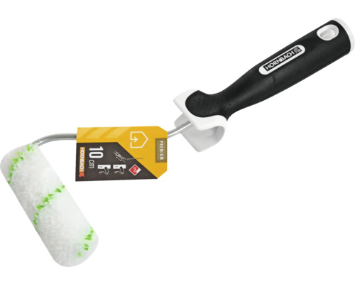 Rouleau de peinture avec manche noir et largeur de rouleau de 10 centimètres