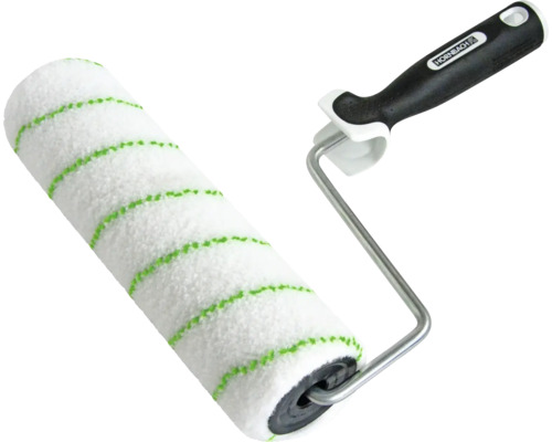 Rouleau à peinture bi-composant HORNBACH pour murs lisses 25 cm Rouleau de peinture avec manche pour travaux de peinture