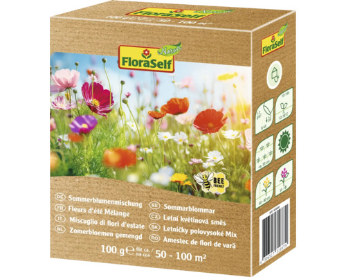 Sommerblumenmischung FloraSelf Nature ca. 100 m²
