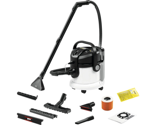 Aspirateur Kärcher appareil d'extraction par pulvérisation shampouineuse SE 4 Aspirateur eau et poussière avec accessoires