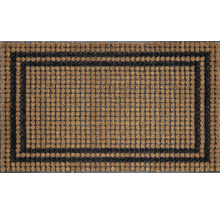 Tapis en coco caoutchouc Boutique Border 45x75 cm