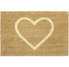 Kokosmatte E-Coco Embossed Heart 40x60 cm