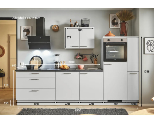 Cuisine complète avec dimensions