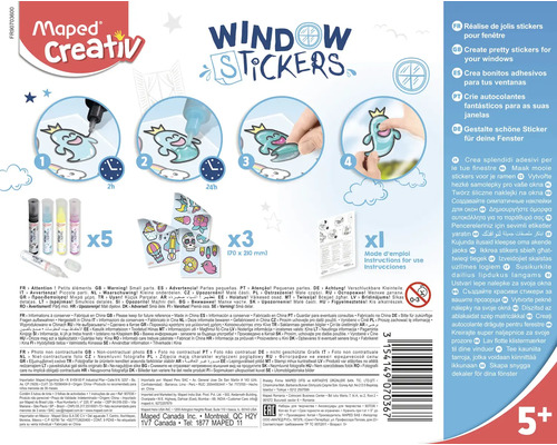 Kit de stickers pour fenêtres pour créer des décorations de fenêtres