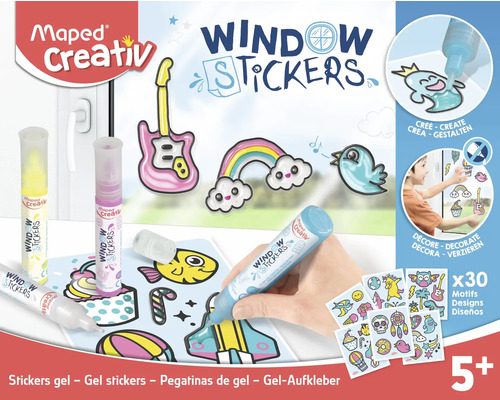 Maped Creativ Set de stickers pour fenêtres avec 30 motifs