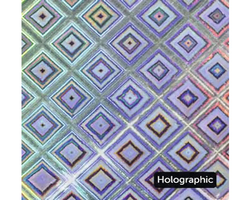 Klebefolie Venilia Holo Emil rosa metallic 45x150 cm Holografisches Muster mit Rauten