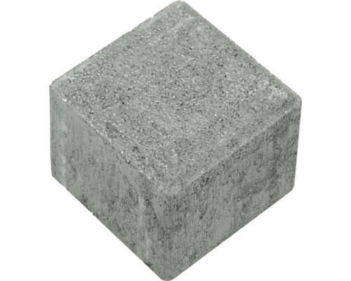 Pavé carré pierre pleine pour dalle stabilisatrice gris 8,3 x 8,3 x 8 cm