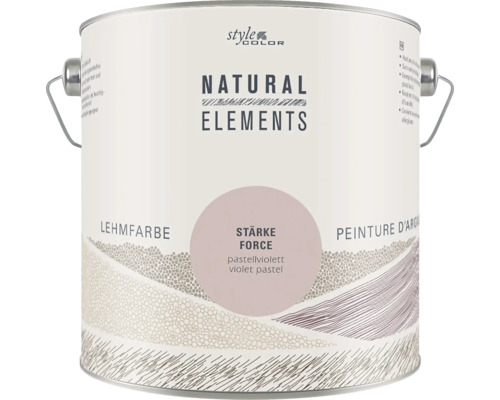 Peinture murale StyleColor NATURAL ELEMENTS sans conservateurs force violet 2,5 l