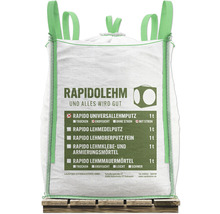 Großpackung Rapido Lehmputz auf Palette