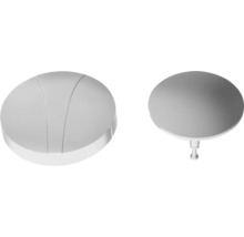 Deux bouchons de lavabo en métal