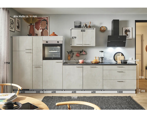 Cuisine équipée d''appareils électriques et de différentes armoires