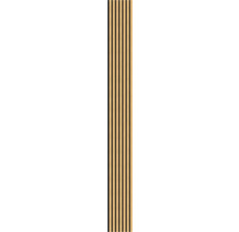 Panneau acoustique avec structure à lamelles