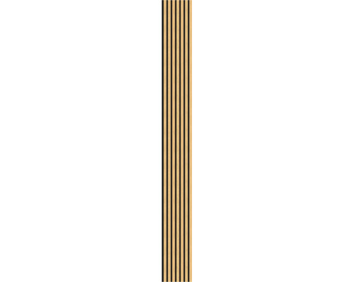 Panneau acoustique avec structure à lamelles