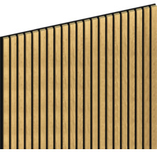 Panneau en bois à lamelles pour décoration murale
