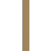 Panneau acoustique avec lamelles en bois