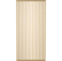 Panneau en bois avec lamelles verticales pour décoration murale et de plafond