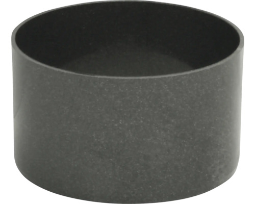 Raccord de coude pour tuyau de descente Marley plastique rond anthracite métallique DB703 DN 53 mm