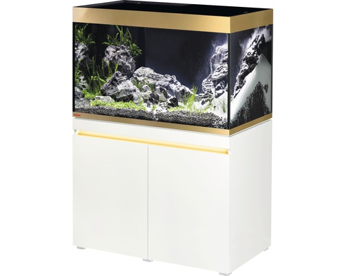 Aquariumkombination EHEIM incpiria 330 gold - Limited Edition mit Beleuchtung und Unterschrank