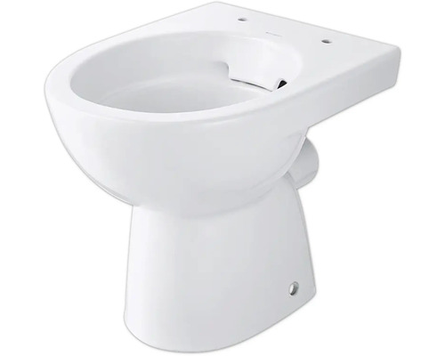 Toilette blanche à montage mural