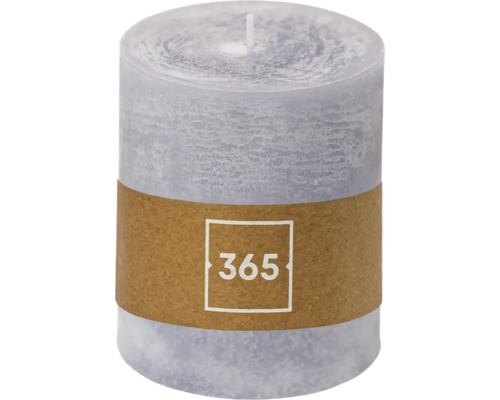 Zylindrische Kerze mit Papierband und 365 Aufdruck