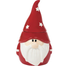 Boîte à biscuits décorative en forme de gnome de Noël