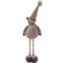 Poupée décorative en tissu avec bonnet et écharpe comme décoration de Noël