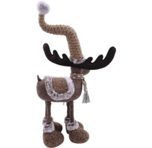 Élan décoratif avec chapeau comme décoration de Noël