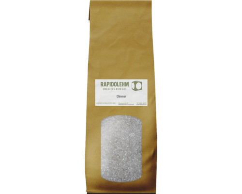 Rapido Glimmer 1-2 mm für Lehmedelputz 100 g Packung Rapidolehm Glimmer