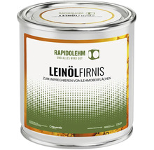 Dose Leinölfirnis zur Imprägnierung von Lehm