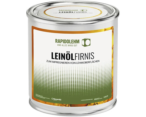 Rapidolehm Leinölfirnis lösemittelfrei 2,5 l Dose Leinölfirnis zur Imprägnierung von Lehm