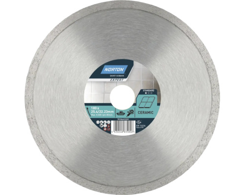 Disque diamanté à tronçonner Norton STD Ceramic Ø 180x25,4/22,23mm