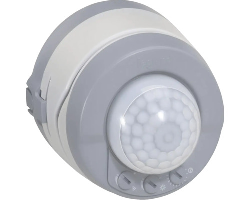 Détecteur de mouvements Legrand Plexo NEW 360 ° 360 ° 12 m de portée IP55 gris Détecteur de mouvement pour l''intérieur