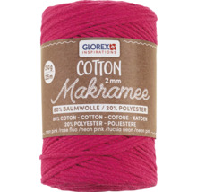 Fil macramé Glorex en coton et polyester, 2 mm