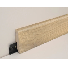 Sockelleiste aus Holz mit Befestigungsclip