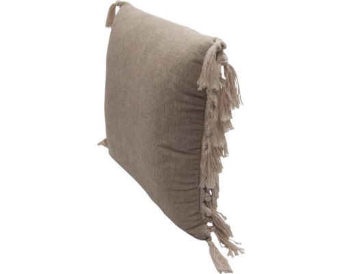 Coussin décoratif avec des franges