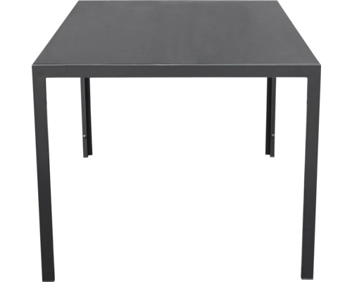 Quadratischer Gartentisch aus Metall