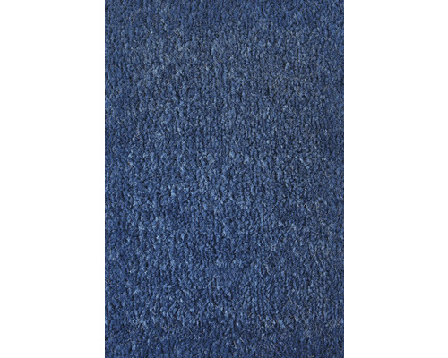 Moquette velours Ines bleu largeur 400 cm (marchandise au mètre)