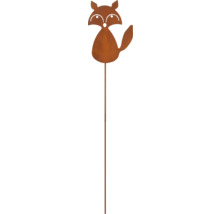 Dekofigur Fuchs aus Metall für den Garten
