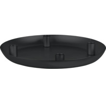 Porte-bougie noir avec quatre supports