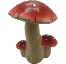 Dekofigur Pilz Lafiora 26 x 23,5 x 37 cm rot