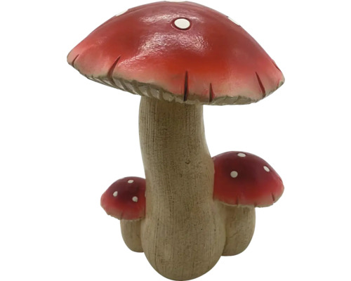 Dekorativer Fliegenpilz für den Garten