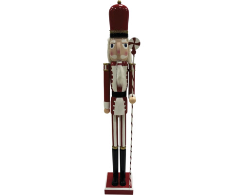 Figurine décorative Lafiora casse-noisettes rouge h 85 cm