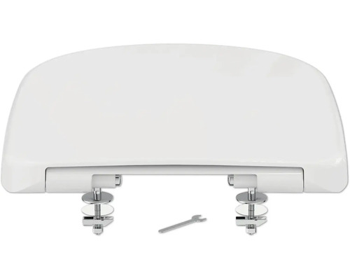 Abattant de WC en plastique avec matériel de fixation