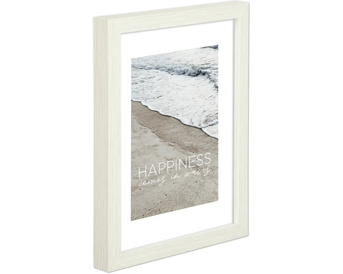 Cadre photo avec l''inscription ''Happiness comes in waves''