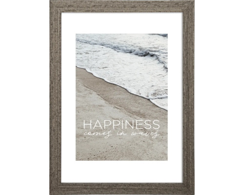 Cadre photo MDF Waves taupe 15x20 cm