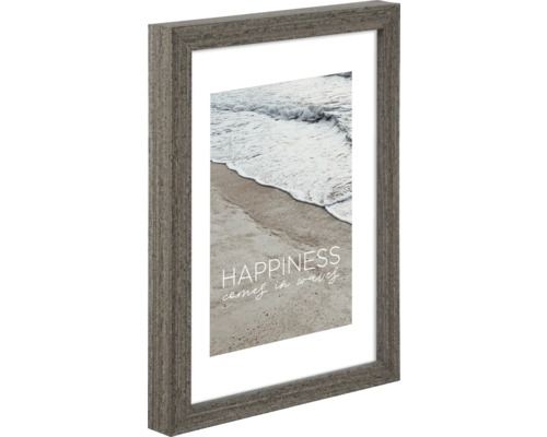 Cadre photo en bois avec passe-partout