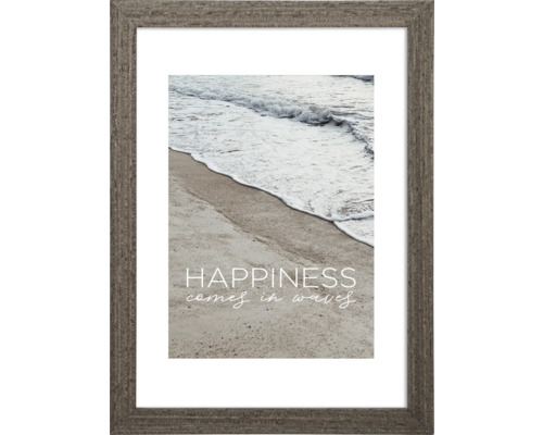 Cadre photo MDF Waves taupe 20x30 cm