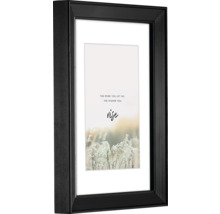 Cadre photo bois Rise noir 30x40 cm
