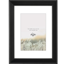 Cadre photo bois Rise noir 30x40 cm